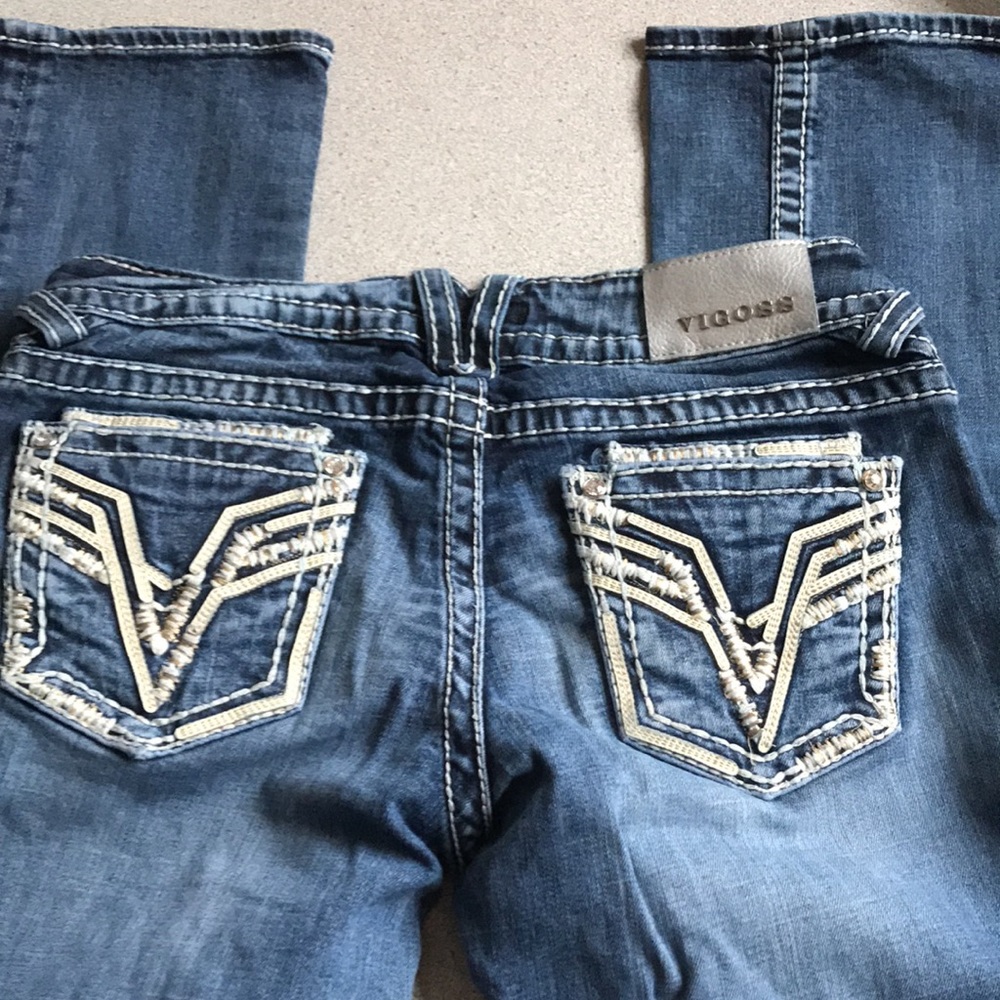 VIGOSS Denim jeans slim boot cut
